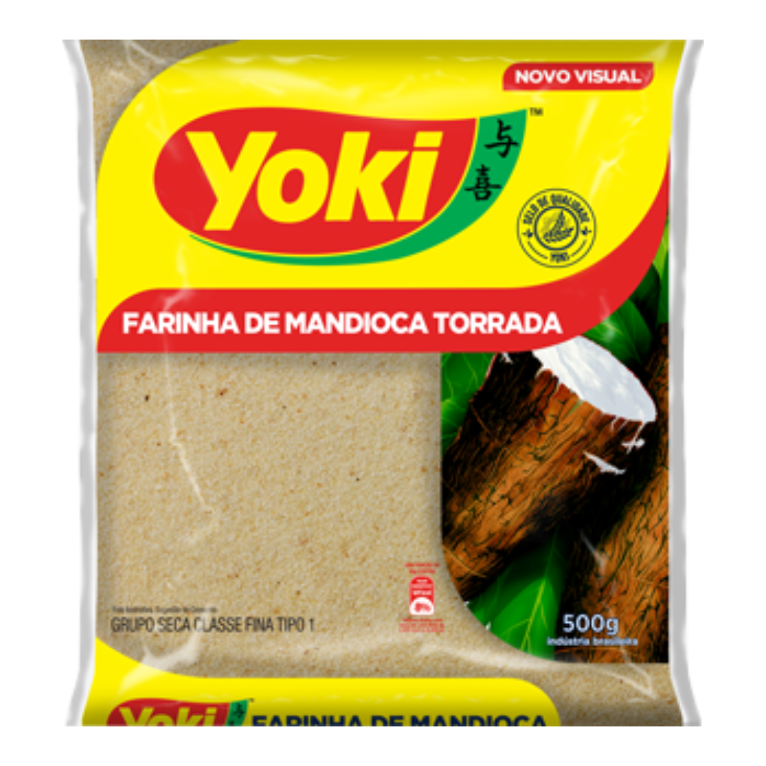 Comprar Farinha de Mandioca Torrada YOKI 500g│Mon Petit Brésil