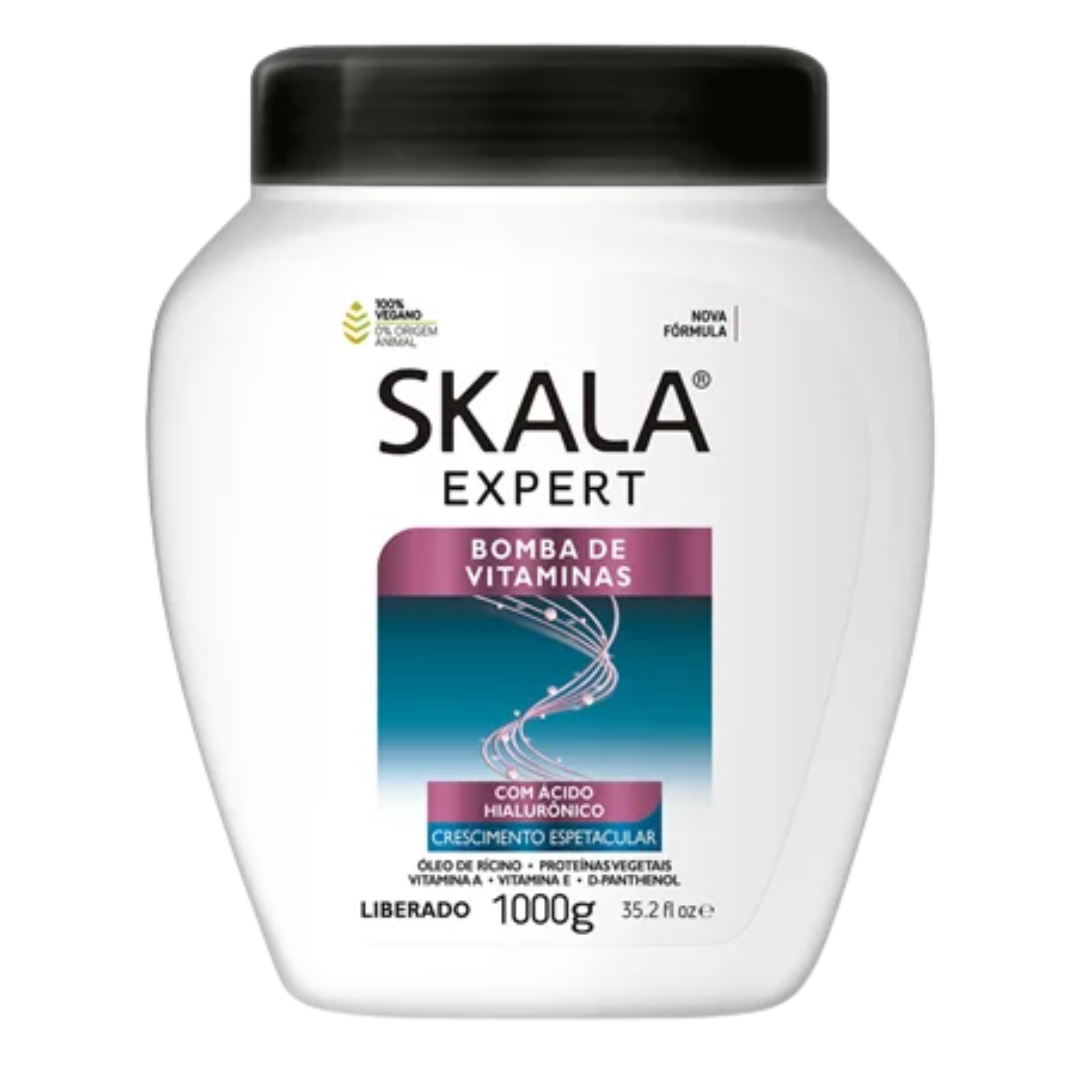 Shampoo Para Cabelo Bomba de Vitaminas Vegano Skala 325ml - Vobella