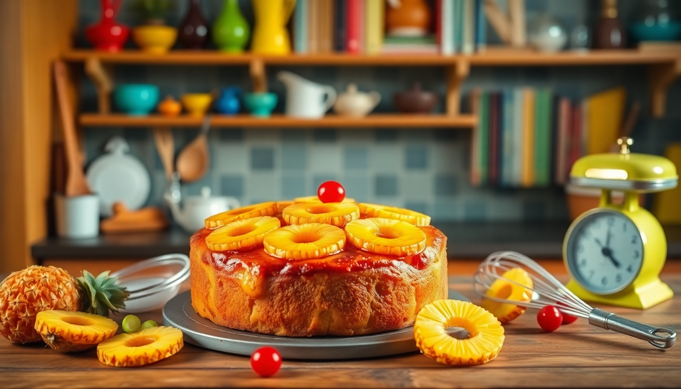 Préparez un délicieux gâteau à l'ananas avec la Préparation Renata