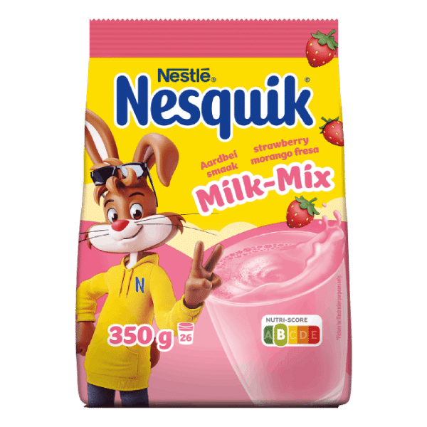 Nesquik Saveur Fraise (Nesquik de Morango) - NESTLÉ - 350g Sachet