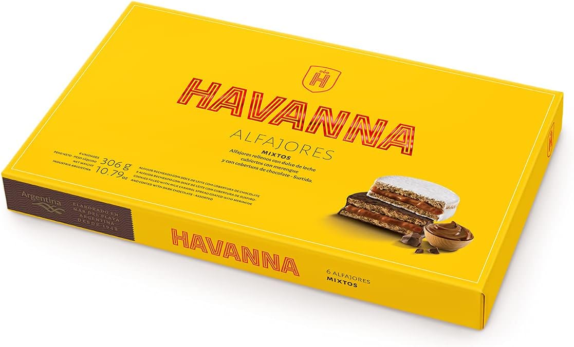 Alfajores Assortis (Alfajores MIXTOS)- HAVANNA - 306g