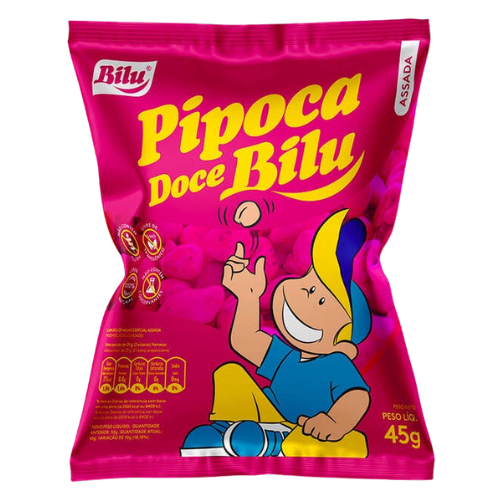 Pop-corn sucré (Pipoca Doce) - Bilu - 45g