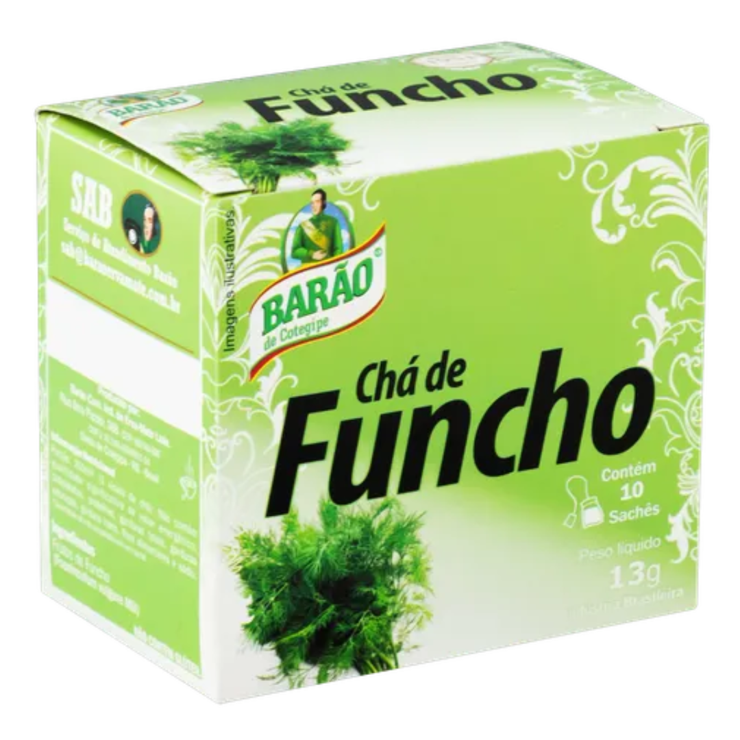 Thé au Fenouil - BARÃO - 13g - Contient 10 sachets