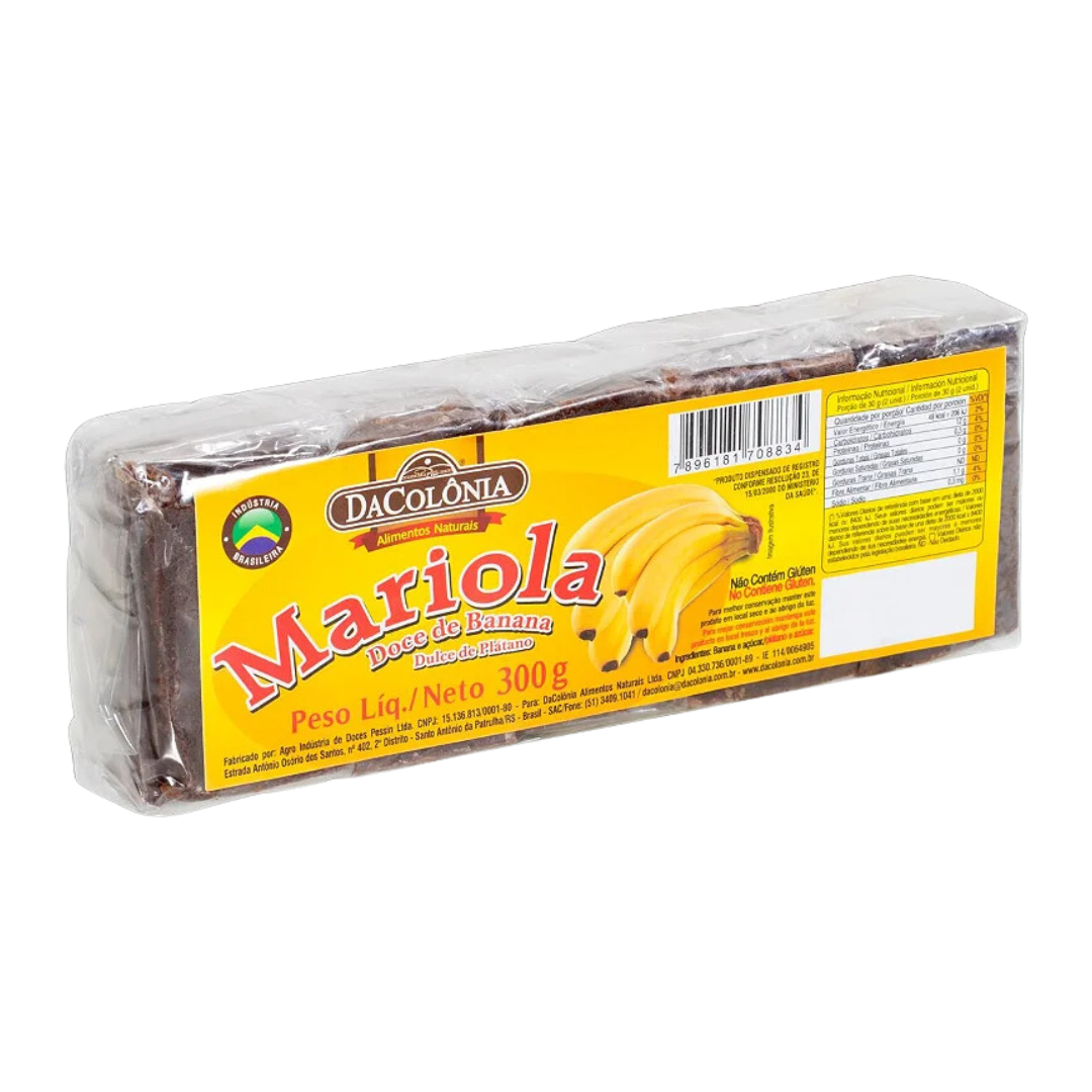 Twelve of Banana Mariola - DACOLONIA - 300g