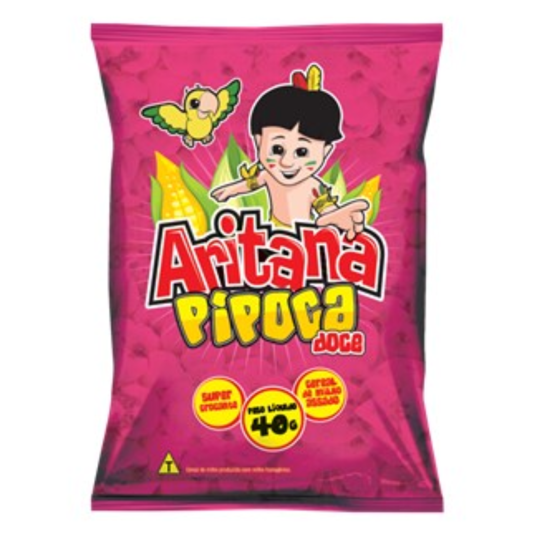 Pipoca Doce - ARITANA - 40g - Promoção