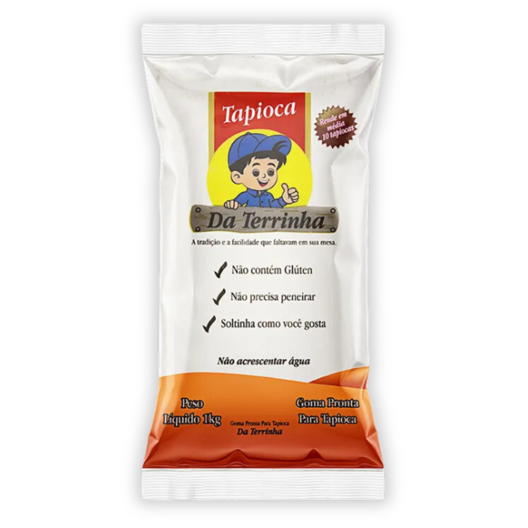 Tapioca idratata (Tapioca Hydratée) - Gomma di tapioca idratata - DA TERRINHA - 1Kg