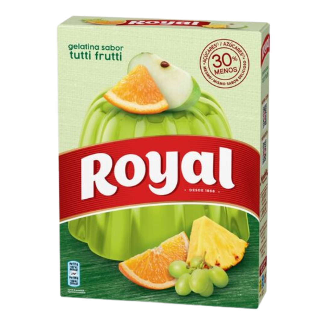 Poudre de gélatine Tutti Frutti - ROYAL - 114g - Pct avec 2 sachets