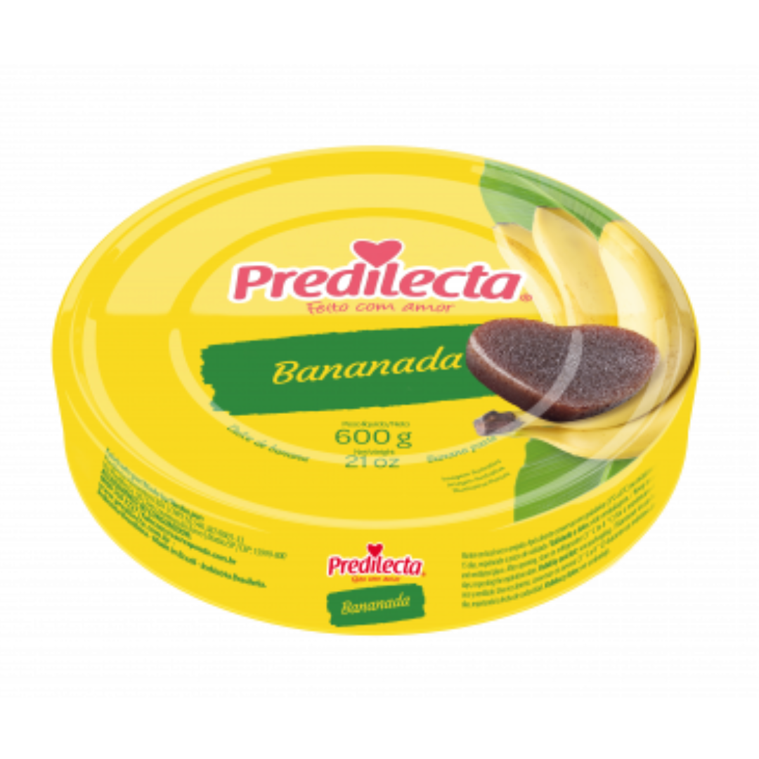 Bananada Lata (Pâte de fruit à la banane en boite ) - PREDILECTA - 600g