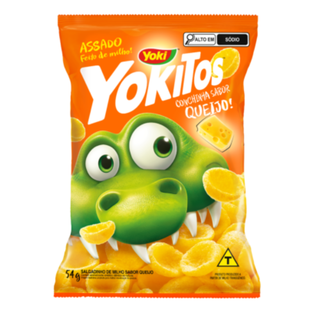 Salgadinho de Milho Yokitos Sabor Queijo - YOKI - 54g