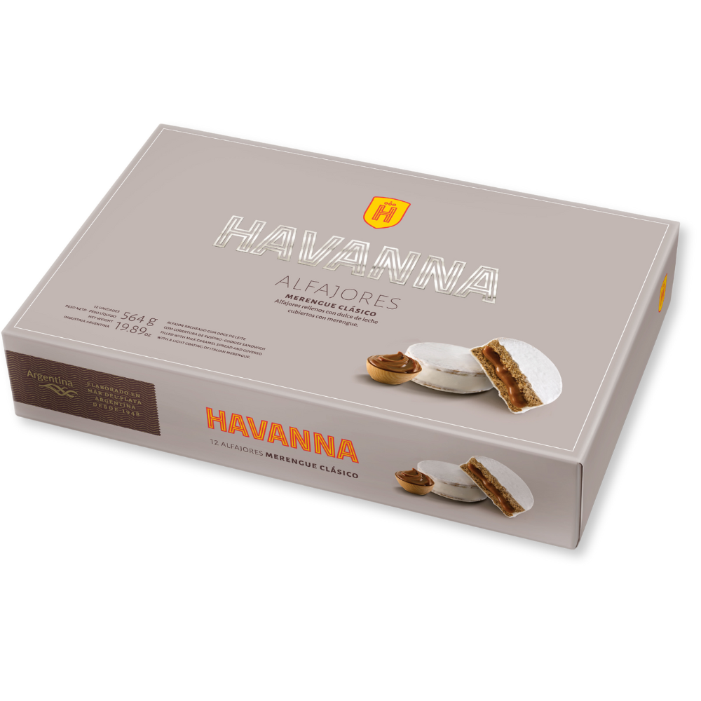 Meringue Alfajor (Alfajores Merengue) - LA HAVANE - 564g