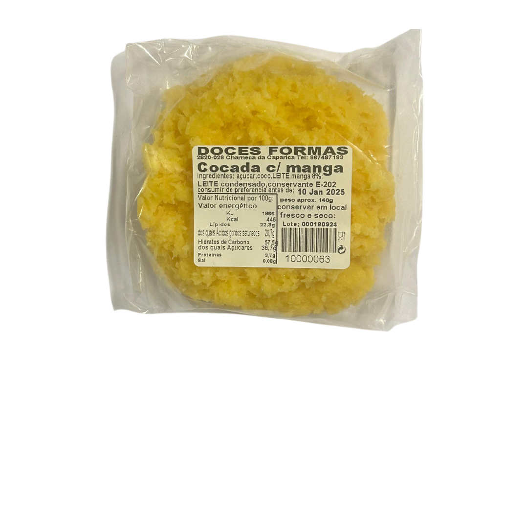 Dessert noix de coco avec mangue (Cocada de Manga) - DOCES FORMAS - 140g