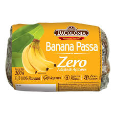 Banane Déshydratée sans Sucre (Banana Passa Zero) - DACOLONIA - 200g