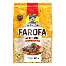 Farine de manioc assaisonnée artisanale (Farofa Artesanal Tradicional) - DA TERRINHA - 300g