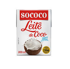 Lait de coco LÉGER (Leite de Coco Light) - SOCOCO - 200ml