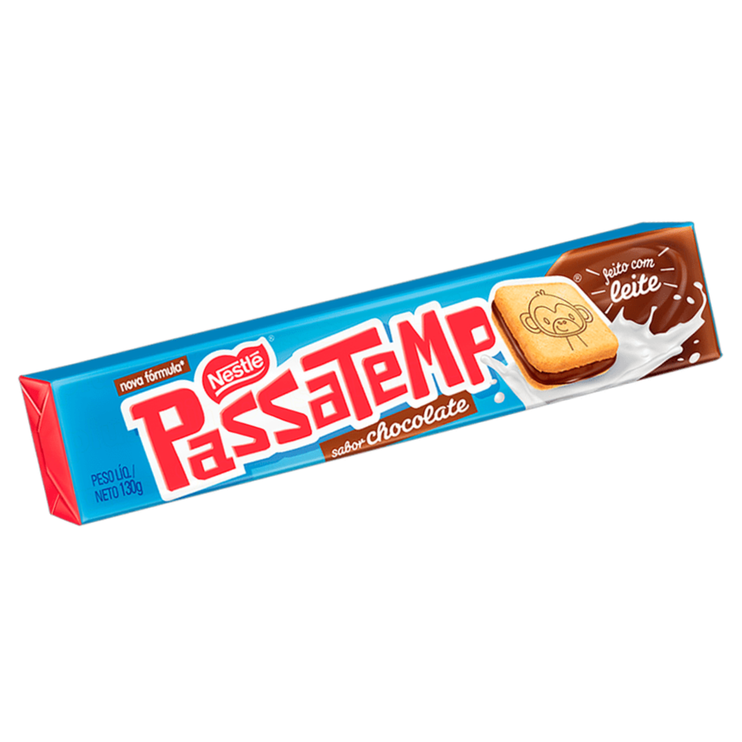 Passatempo Chocolate Biscuits (Biscuits Fourrés chocolat “Passatempo”) - NESTLÉ - 130g - Promotion