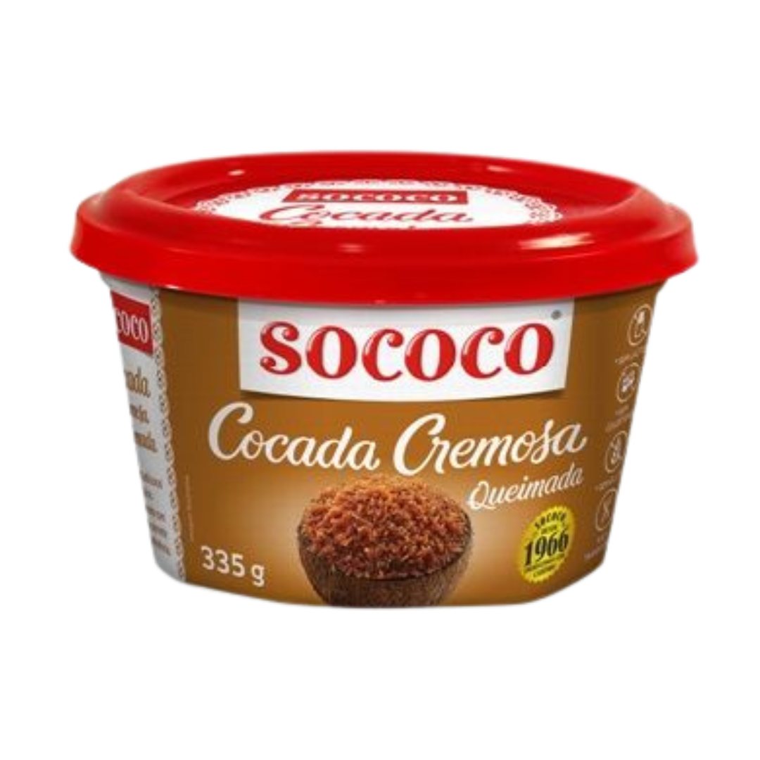 Dessert à la Noix de Coco Brûlée (Cocada Queimada Cremosa) - SOCOCO - 335g - Promoção