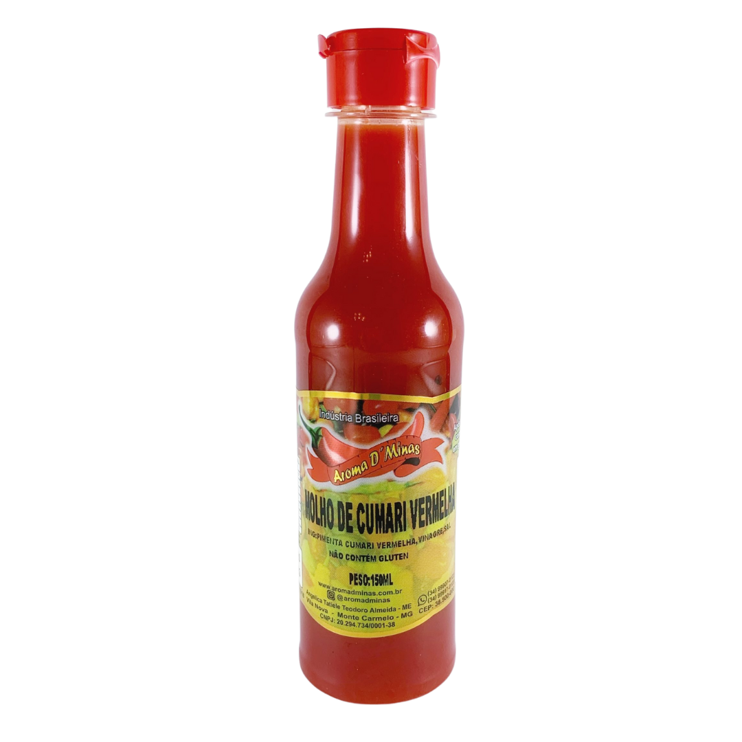 Sauce Piment Cumari Rouge - AROMA DE MINAS - 150ml - Promotion