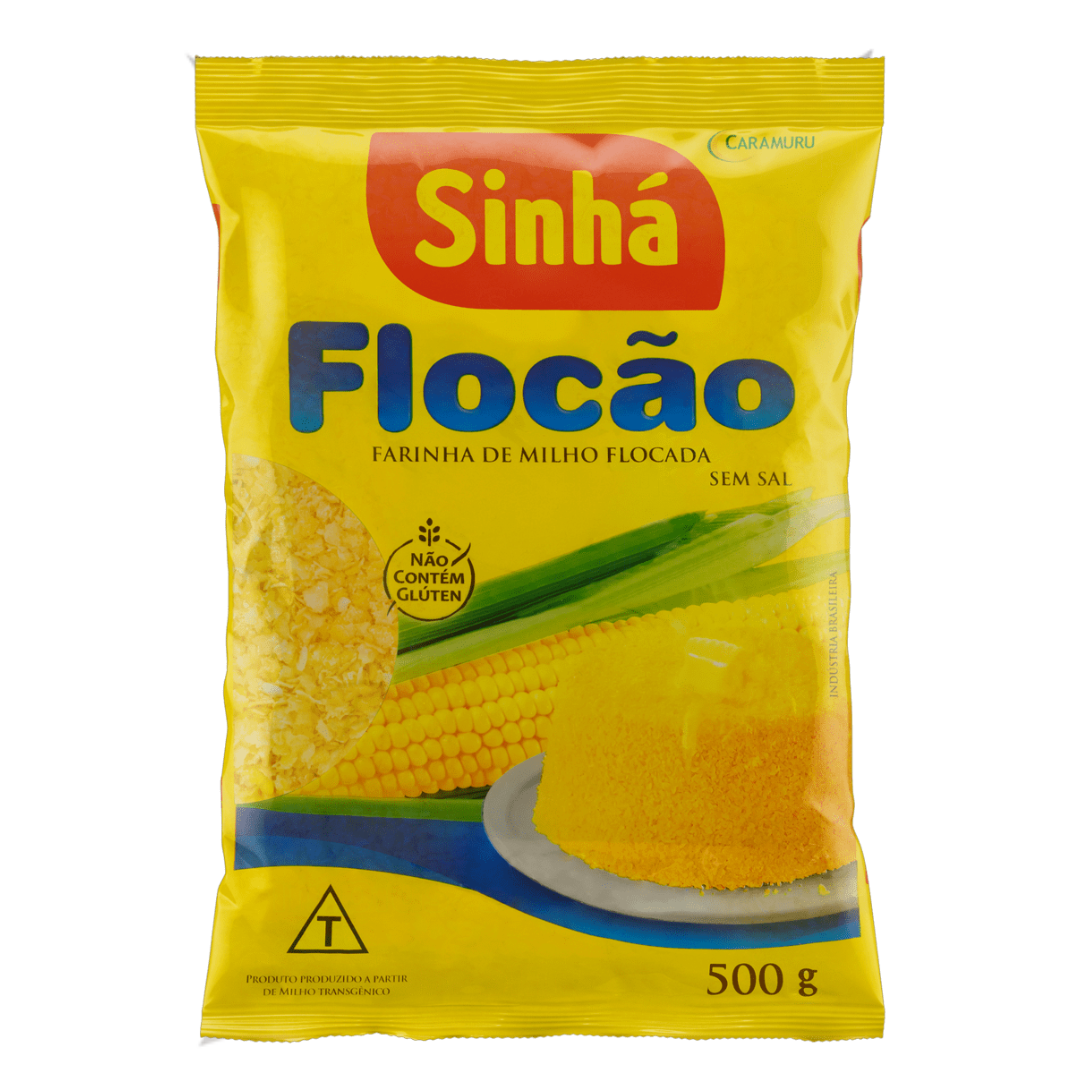 Flocão Corn Flour (Flocons de maïs) - SINHÁ - 500 g - Promotion