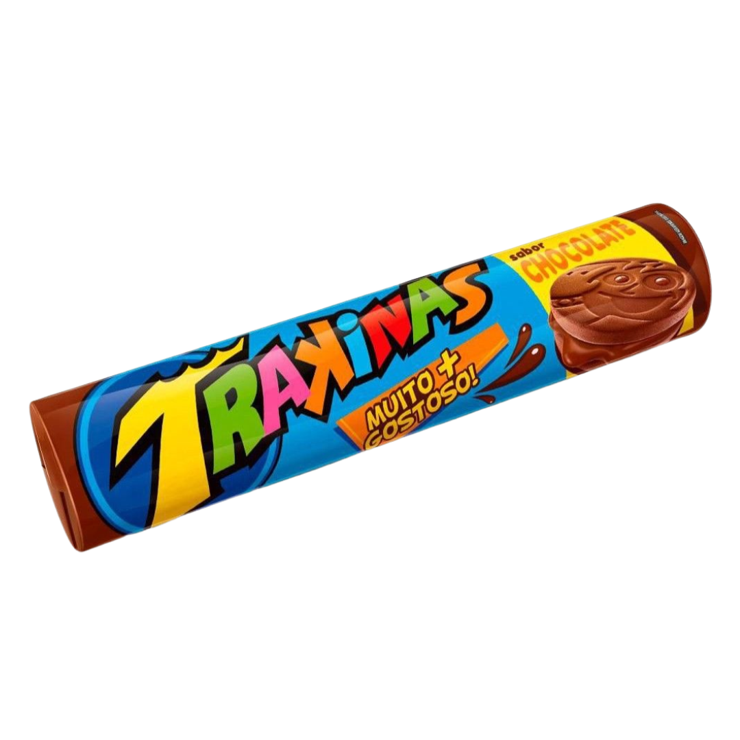 Trakinas Chocolate Biscuits (Biscuits Fourrés chocolat) - NABISCO - 126g - Promotion