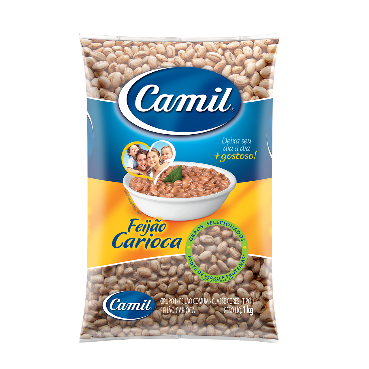 Carioca Beans (Brown Beans "Carioca") - CAMIL - 1kg - Promotion